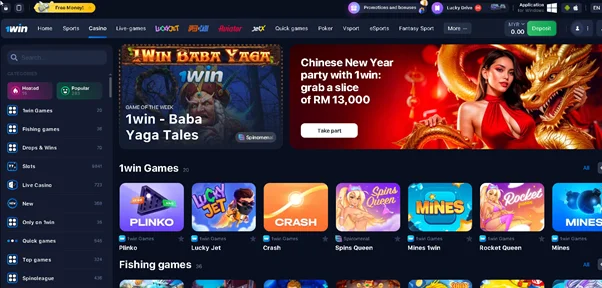 1win online casino