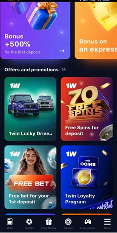 1win casino app